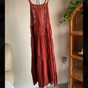 High neck sundress
